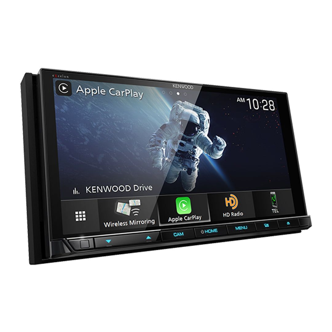 Kenwood DDX9907XR, eXcelon Reference 6.8" HD DVD Multimedia Receiver w/ Wireless CarPlay and Android Auto