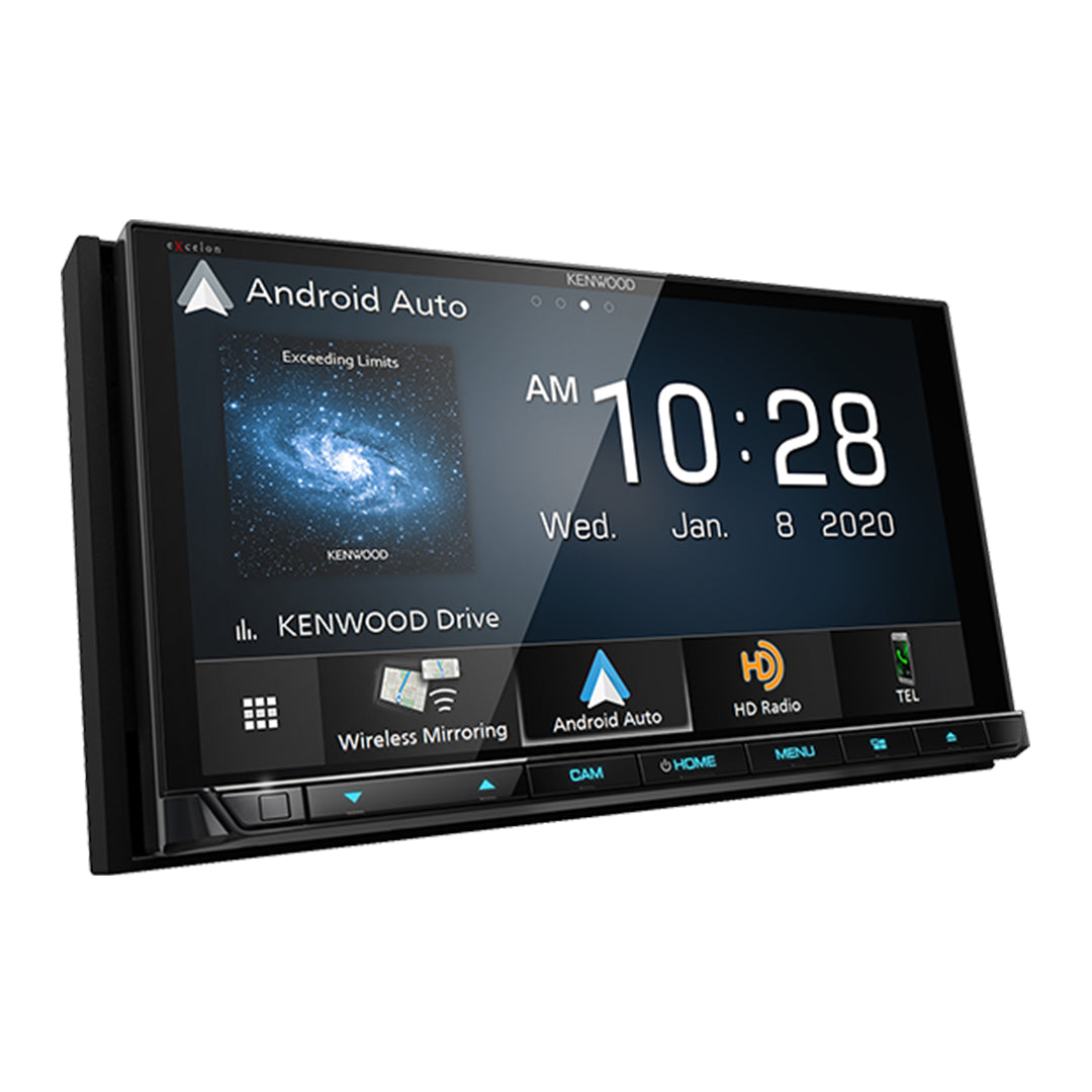 Kenwood DDX9707S, 6.95" DVD Multimedia Receiver w/ Wireless CarPlay and Android Auto