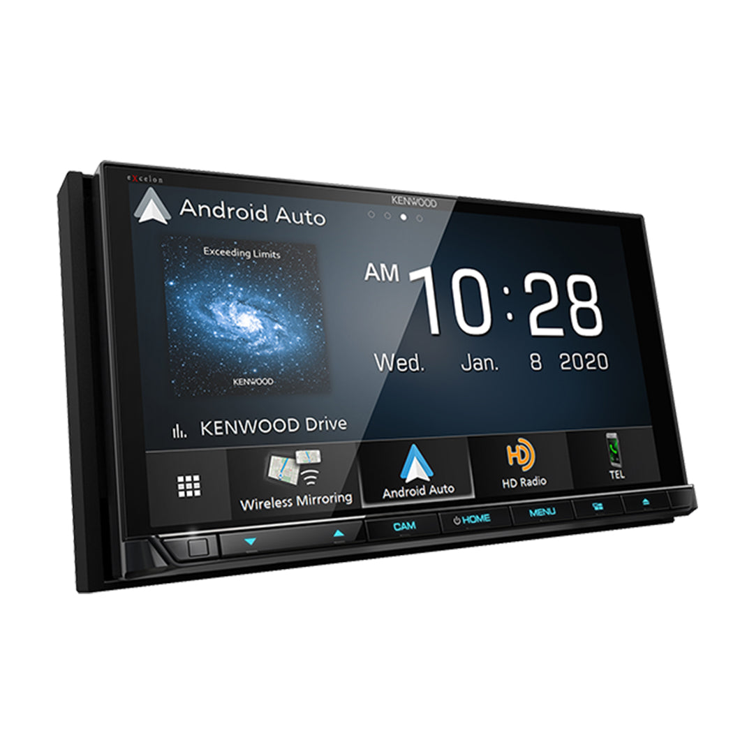 Kenwood DDX9707S, 6.95" DVD Multimedia Receiver w/ Wireless CarPlay and Android Auto