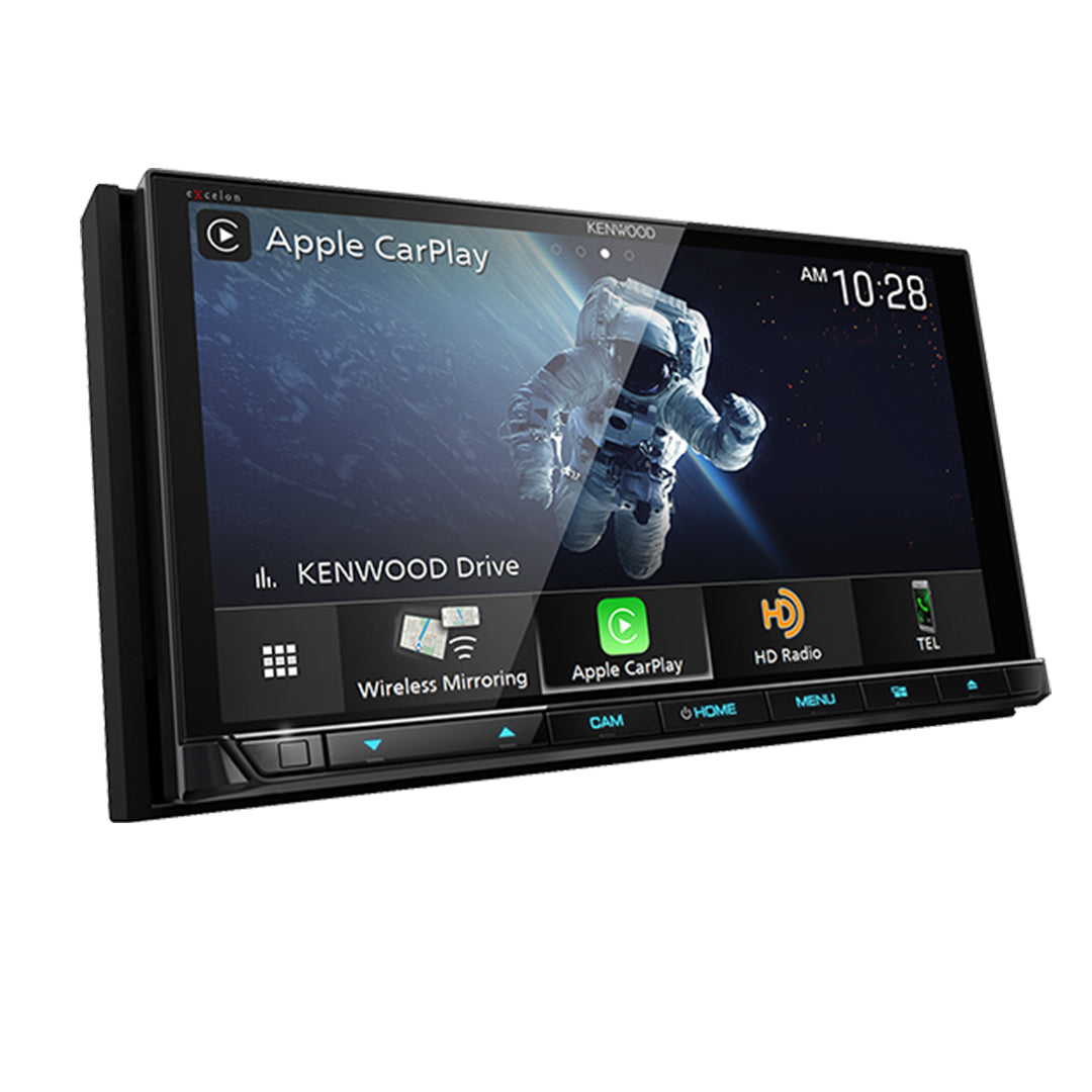 Kenwood DDX9707S, 6.95" DVD Multimedia Receiver w/ Wireless CarPlay and Android Auto