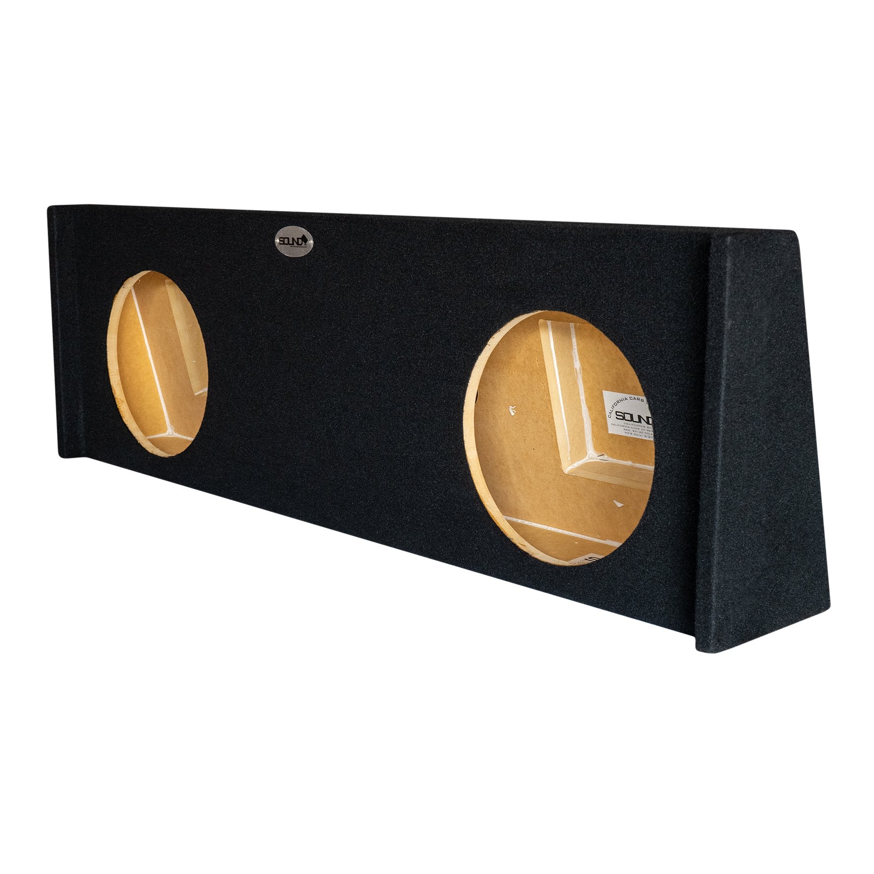 SoundBox Chevy Silverado /GMC Sierra Crew Cab 2008-2013 Dual 10" Subwoofer Enclosure