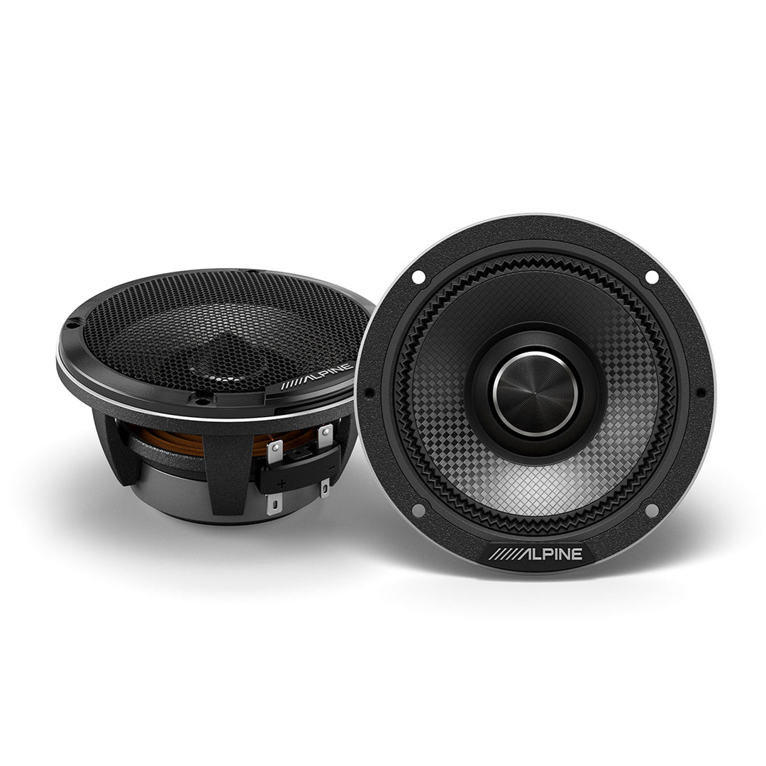 Alpine HDZ-653, Status Series Hi-Res 6.5" 3-Way Component Car Speakers