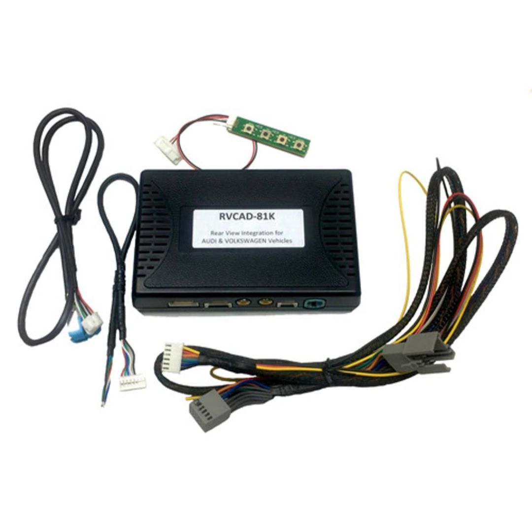 Crux RVCAD-81K, Sightline Safety-View Integration Rear-View Integration for Audi & Volkswagen Vehicles with MMI 4G Systems with LVDS Units