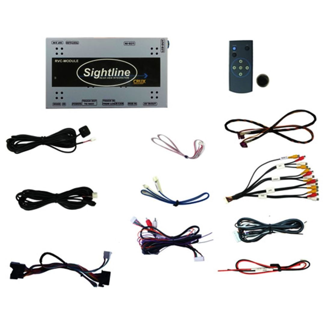 Crux MRVBM-77P, Sightline Safety-View Integration Rear-View Integration for BMW Vehicles with 6-Pin LVDS Units