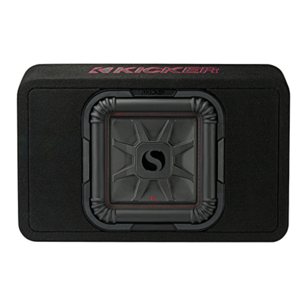 Kicker TL7T104, L7T 10" Solo-Baric Subwoofer in Thin Profile Enclosure, 4-Ohm, 500W (46TL7T104)