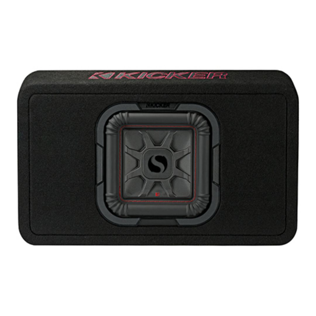 Kicker TL7T84, L7T 8" Solo-Baric Subwoofer in Thin Profile Enclosure, 4-Ohm, 350W (46TL7T84)