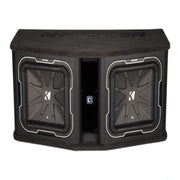 Kicker DL7122, DL712 Dual L7 12" Subwoofers in Vented Enclosure, 2-Ohm, 1800W (41DL7122)