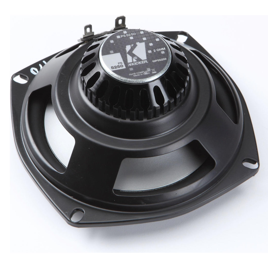 Kicker PS5250, PS Series 5.25" Weather-Proof Coaxial for Motorcycles/ATVs, 2-Ohm (10PS5250)