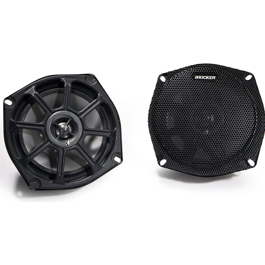 Kicker PS52504, PS Series 5.25" Weather-Proof Coaxial for Motorcycles/ATVs, 4-Ohm (10PS52504)
