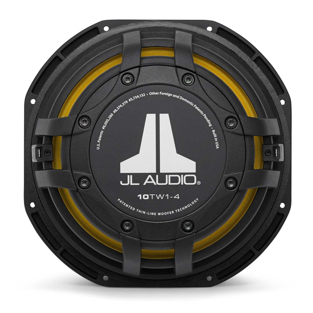 JL Audio 10TW1-4, TW1 Series 10" Single 4-ohm Shallow Mount Subwoofer, 300W