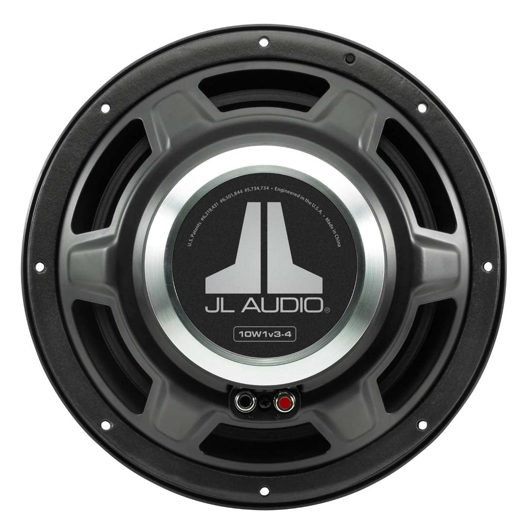 JL Audio 10W1v3-4, W1 Series 10"  Single 4-Ohm Subwoofer, 300W