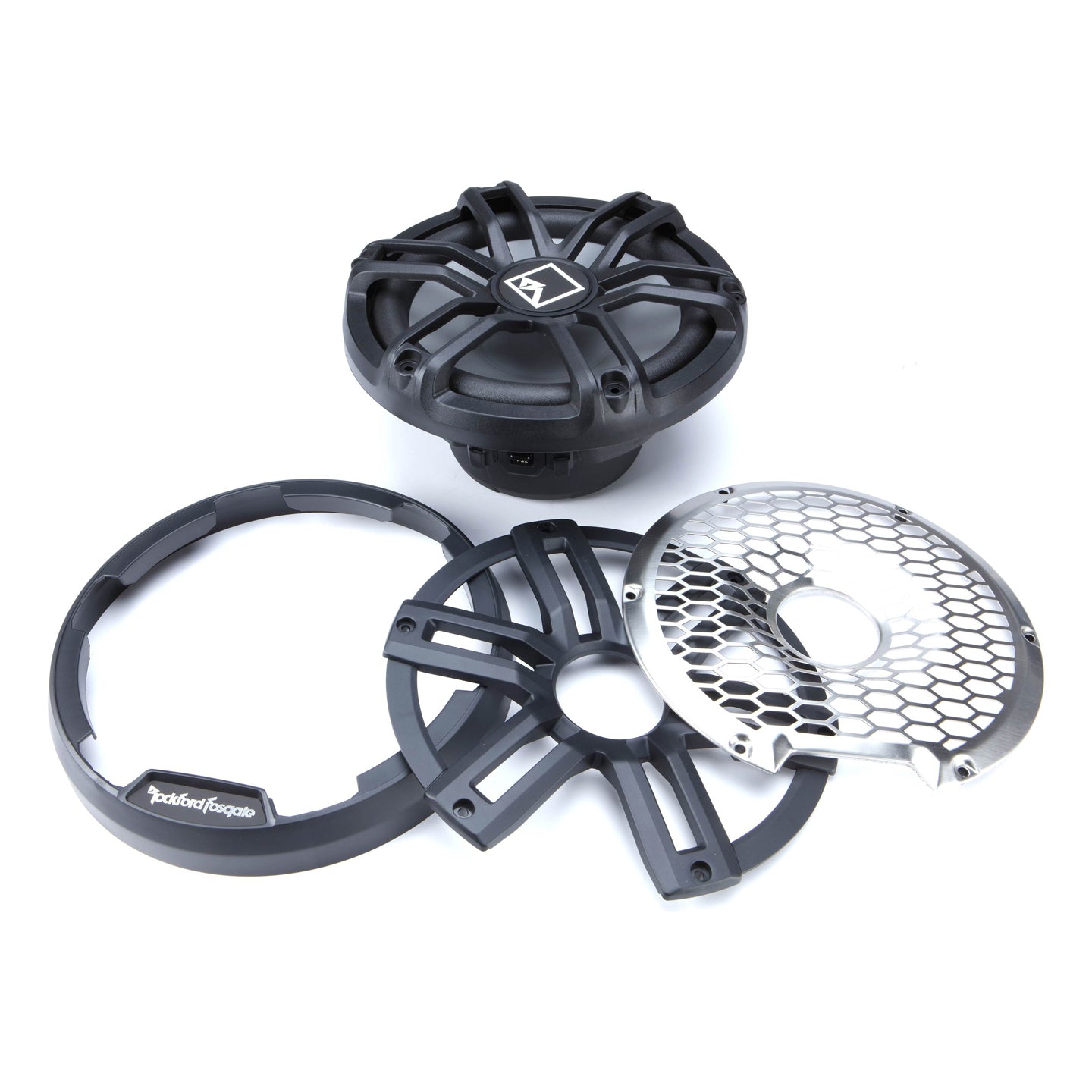 Rockford Fosgate M2D2-10IB, M2 10" Color Optix Infinite Baffle Marine 2 Ohm Dual Voice Coil Subwoofer, 1600W