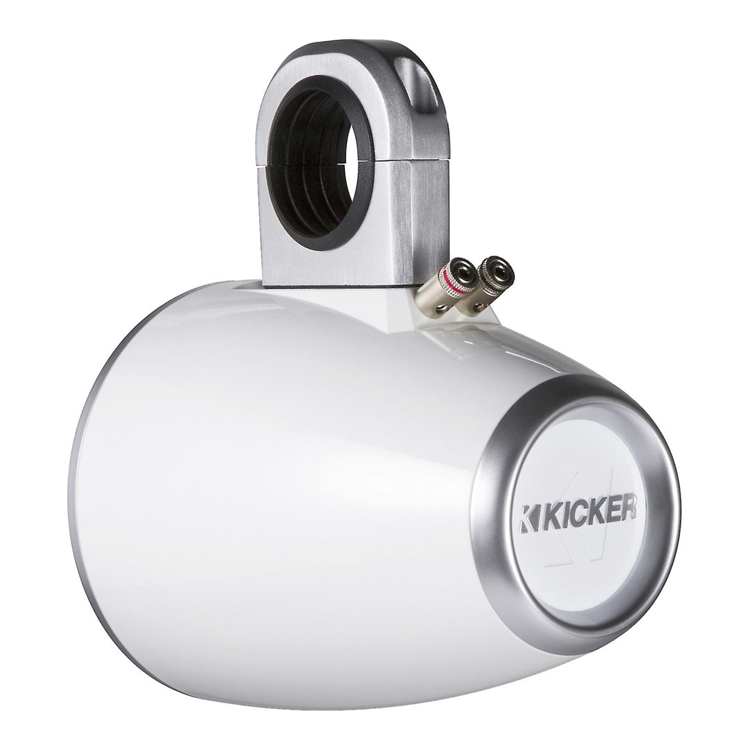 Kicker KMTEDW, KMTED Tower Enclosure for Dual 6" (160mm) and 6.5" (165mm) Drivers, pair, White (12KMTEDW)