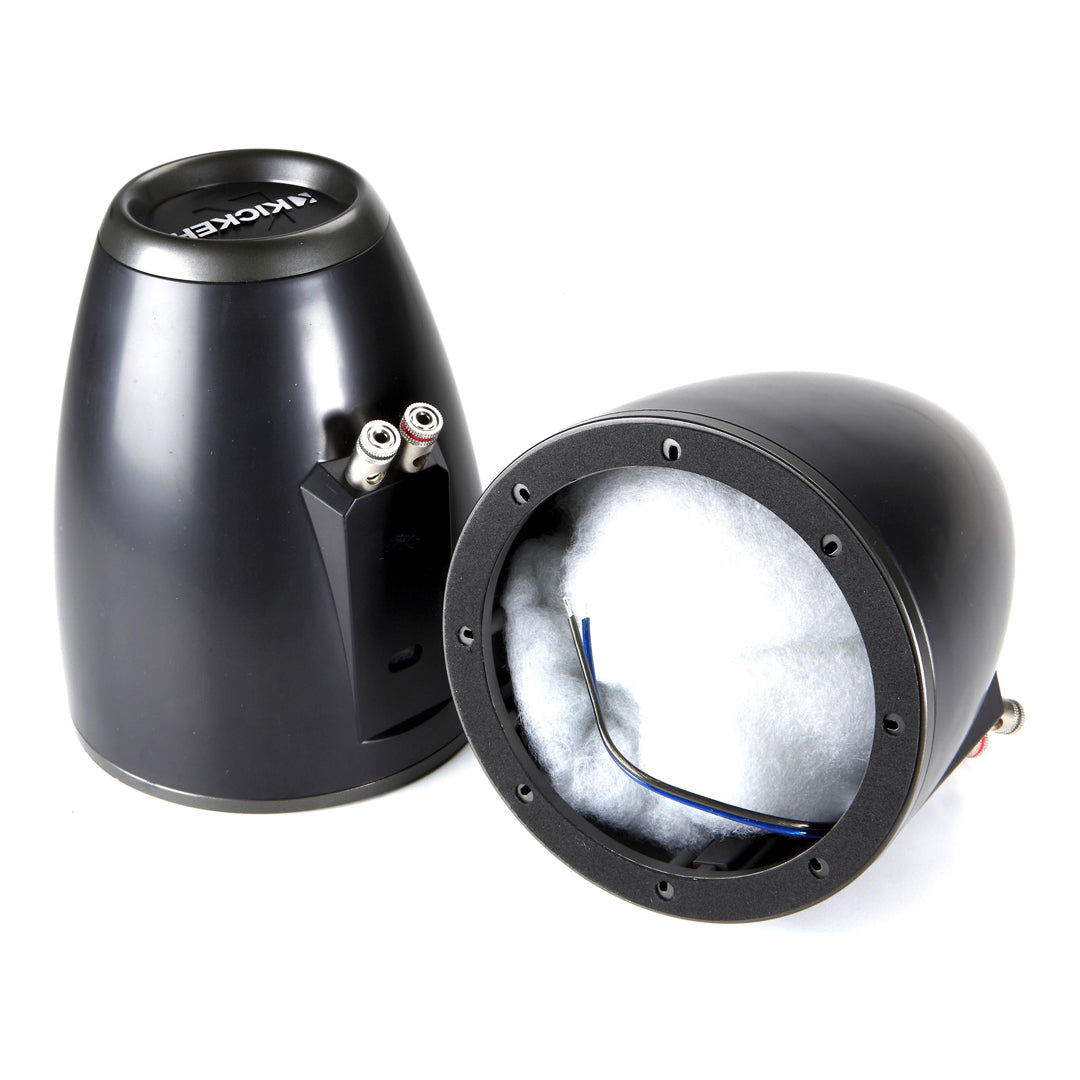 Kicker KMTES, KMTES Tower Enclosure for 6" (160mm) and 6.5- Inch (165mm) Drivers, pair, Black (12KMTES)