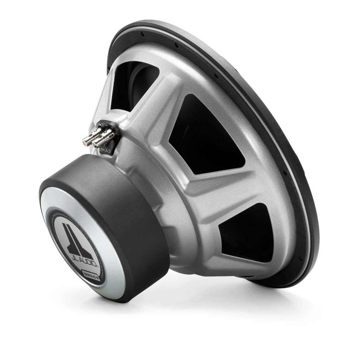JL Audio 12W3v3-4, W3 Series 12" Single 4-Ohm Subwoofer, 500W