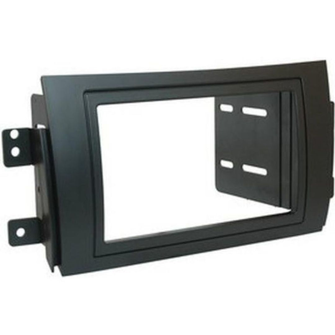 Scosche SI2228B, 2007-2012 Suzuki Sx4 ISO Double DIN & DIN+Pocket Kit, Black