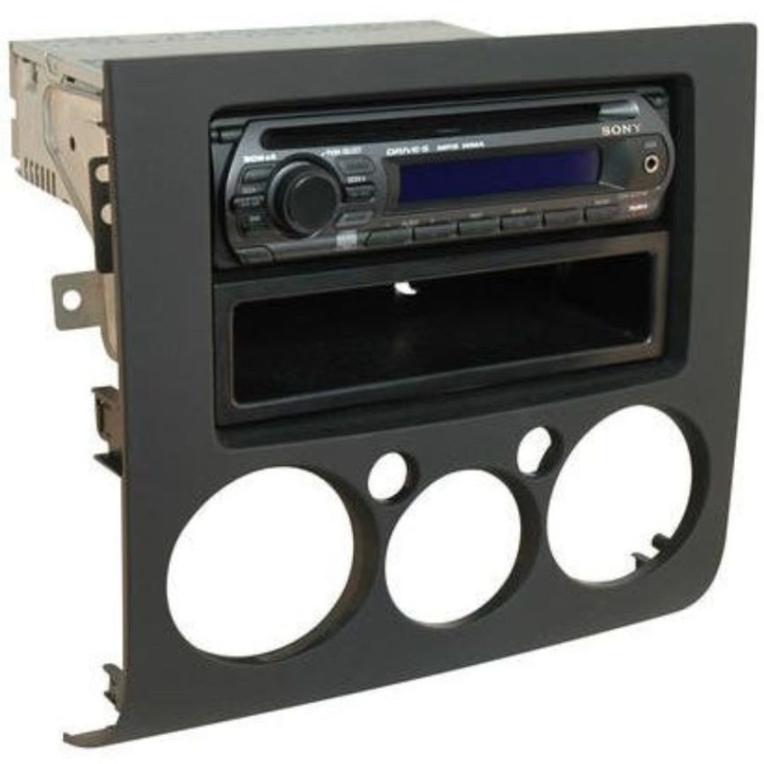Scosche MI3018B, 2004-2011 Mitsubishi Galant ISO Double DIN & DIN+Pocket Kit