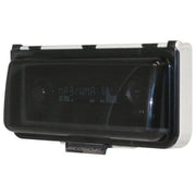 Scosche ACM3W, Marine Cover, Universal DIN w/ Flip-Up Door, White