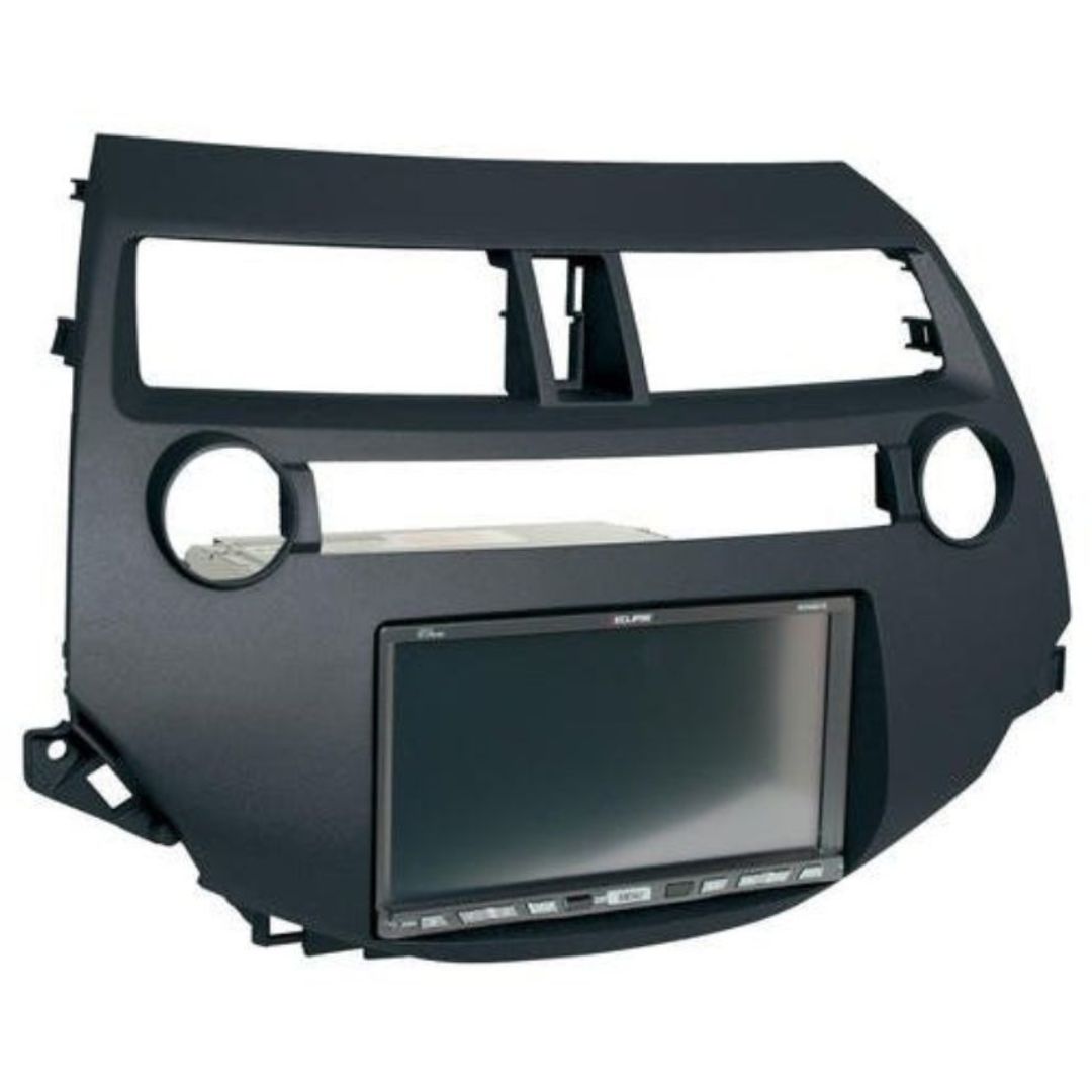 Scosche HA1707DGB, 2008-2012 Honda Accord ISO Double DIN & DIN+Pocket Kit; Dark Gray