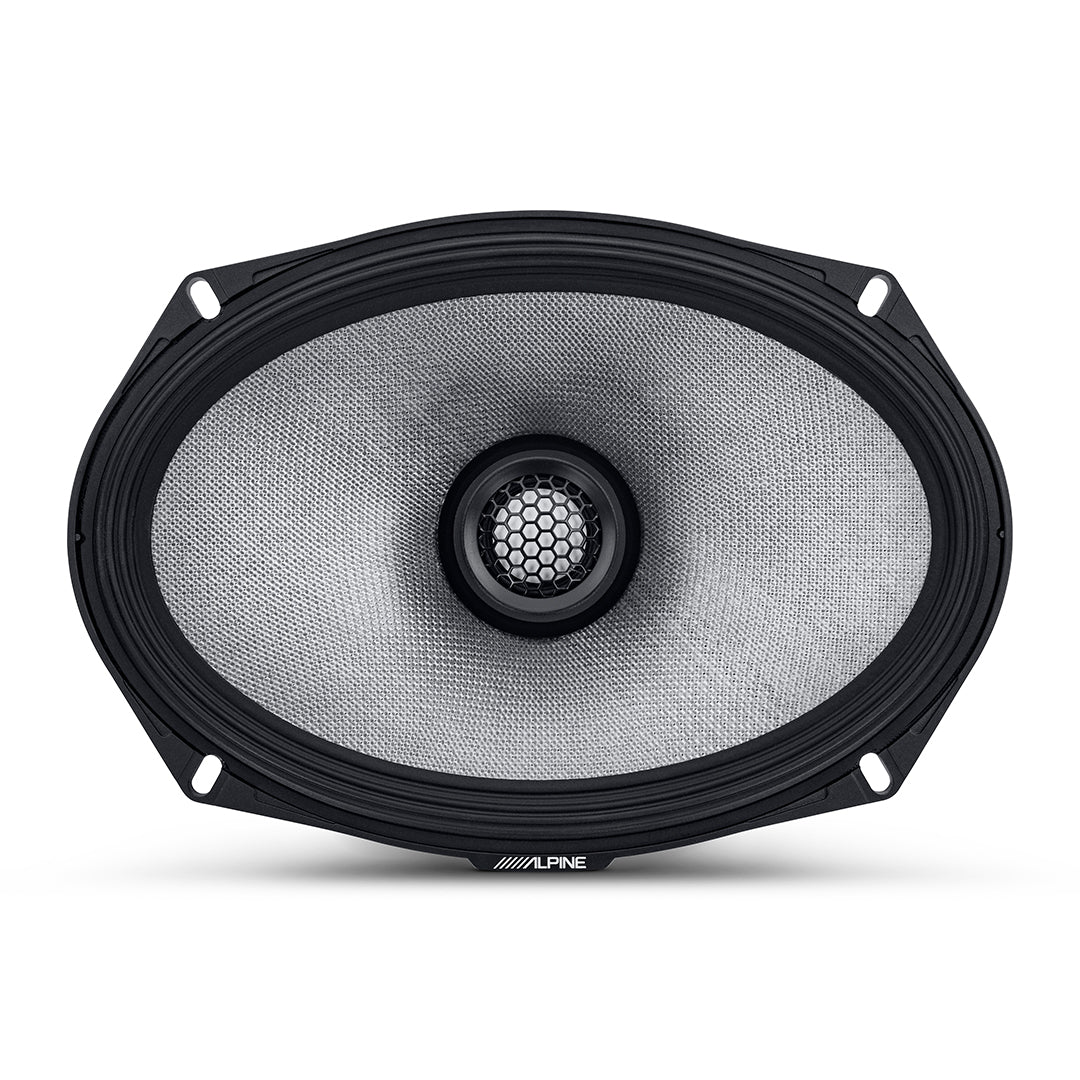 Alpine R2-S69, R Series 6x9" 2-Way Hi-Res Coaxial Speakers - 300W