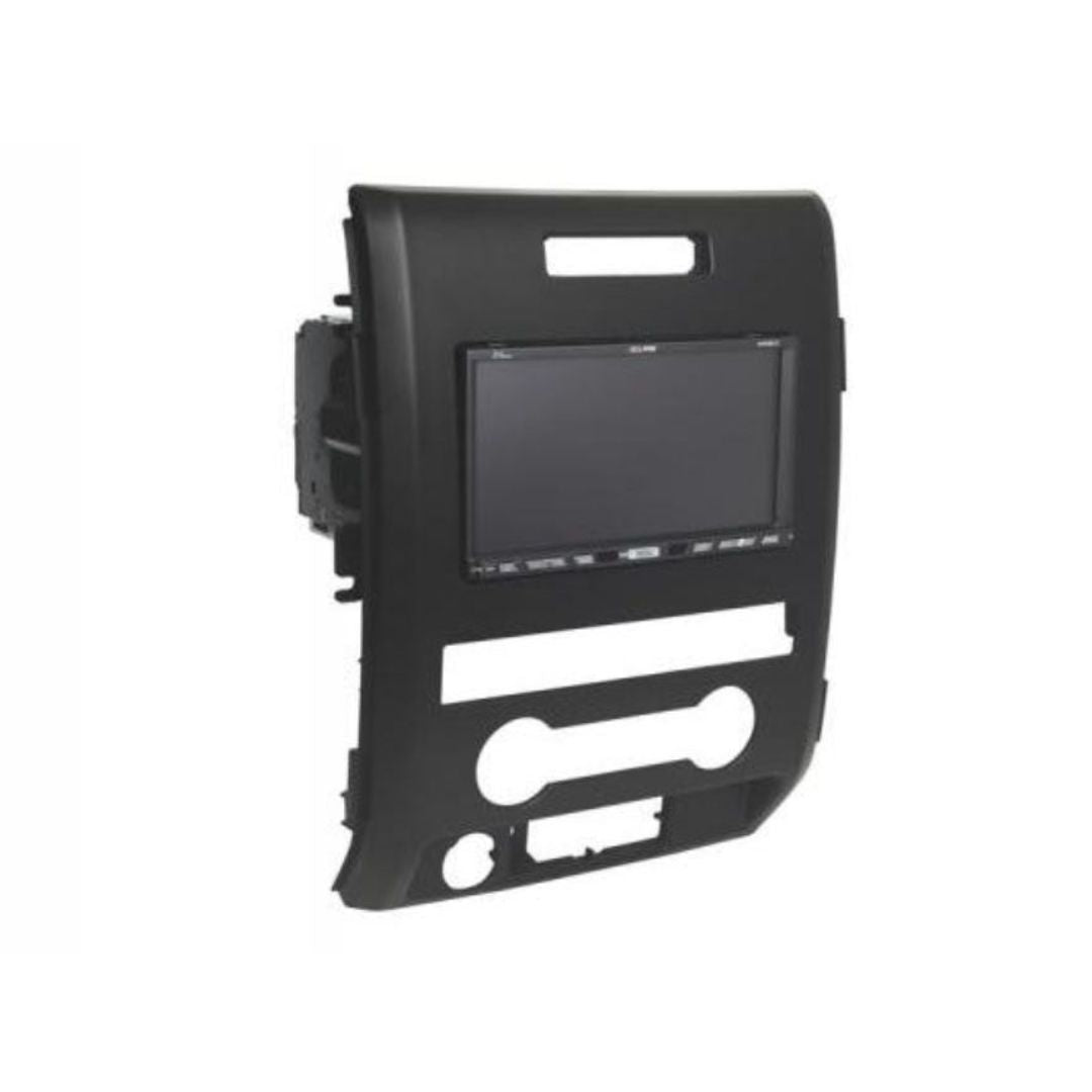 Scosche FD1438B, 2009-2012 Ford F-150 Xl , ISO Double DIN & DIN+Pocket Kit, Black