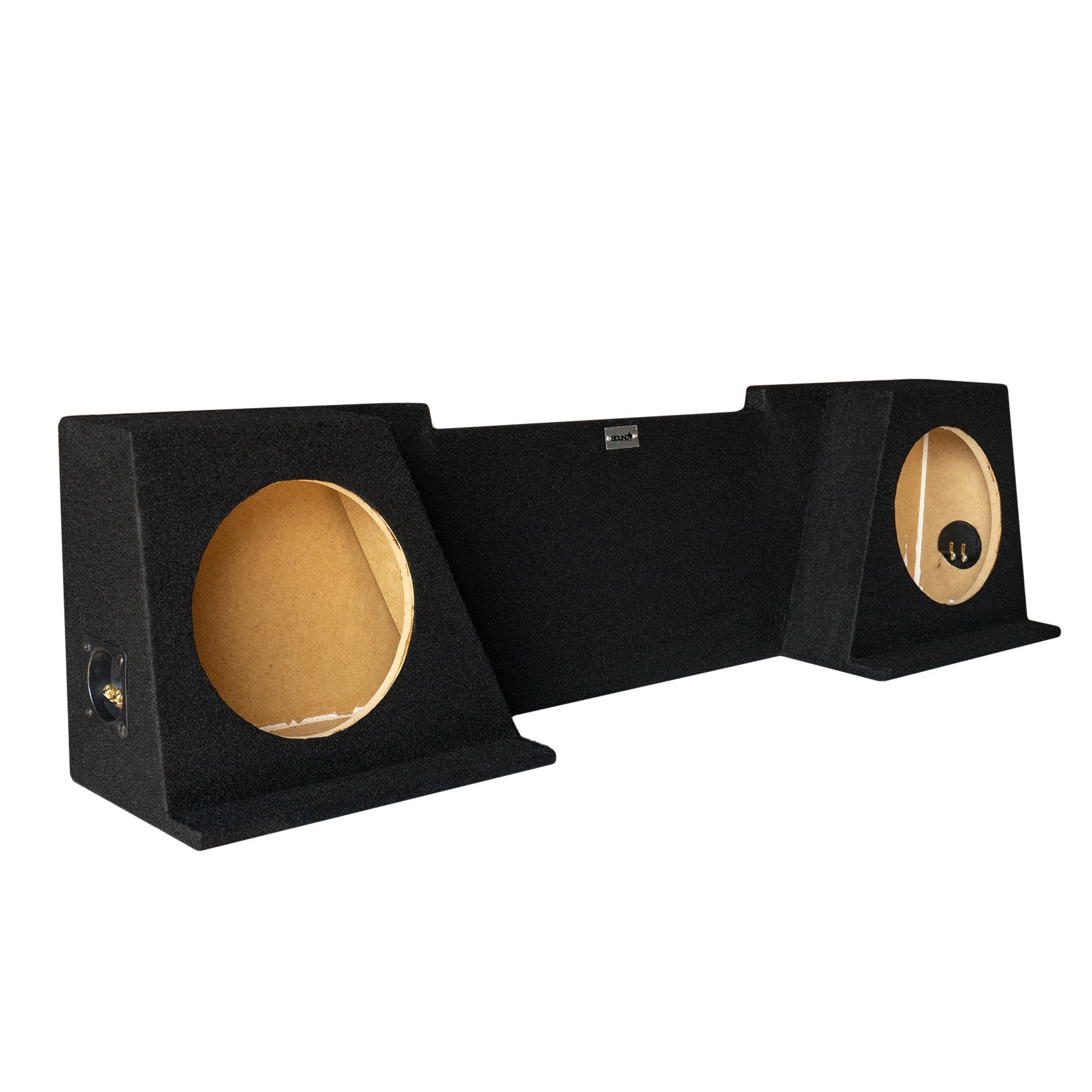 SoundBox Chevy Silverado / GMC Sierra Extended Cab 2008-2013 Dual 10" Downfire Subwoofer Enclosure