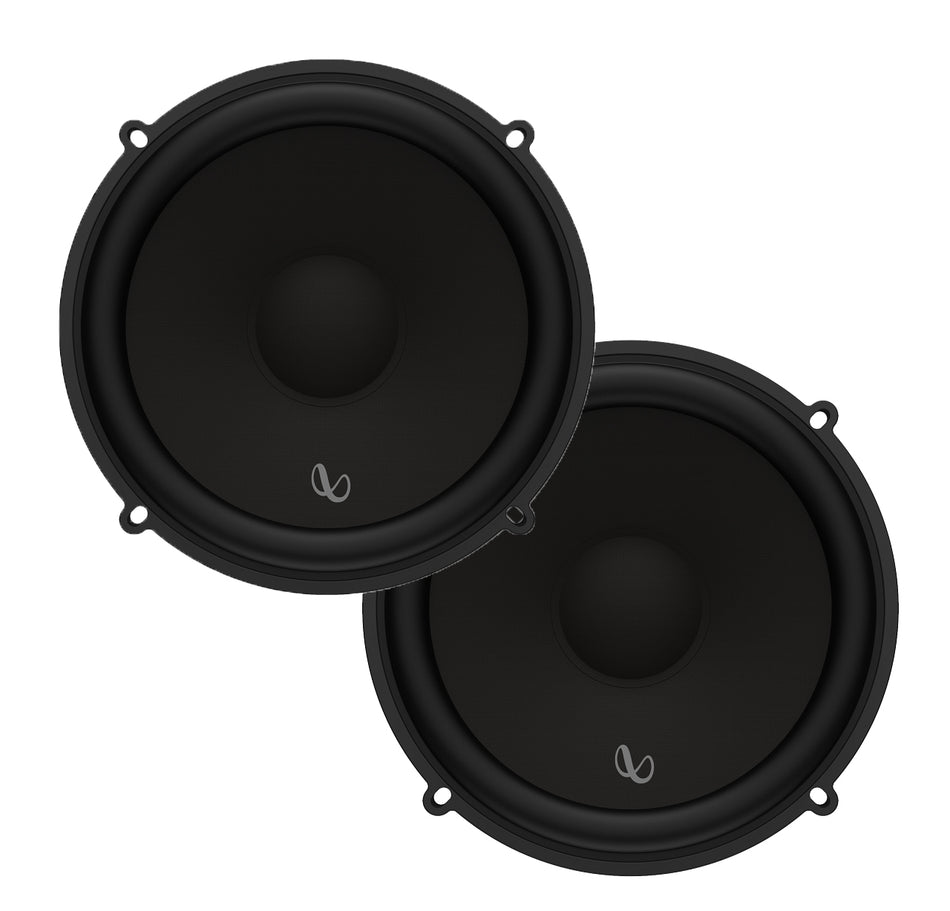Infinity KAPPA603CF, KAPPA Series 6 1/2" 2-Way Multi-element Component Speakers System w/ Gap Switchable Crossover