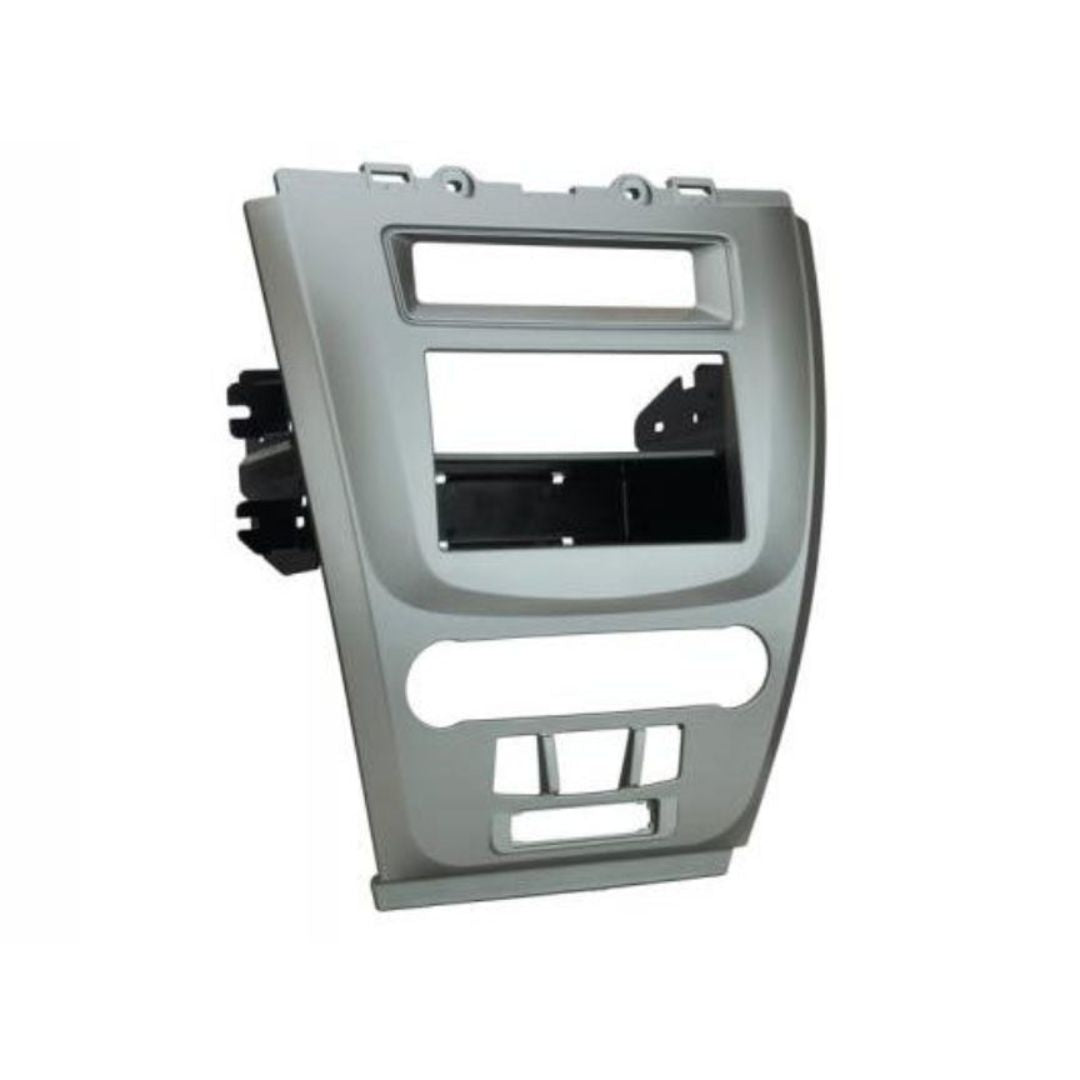 Scosche FD1443B, 2009-2012 Ford Fusion, ISO Double DIN & DIN+Pocket Kit; Silver