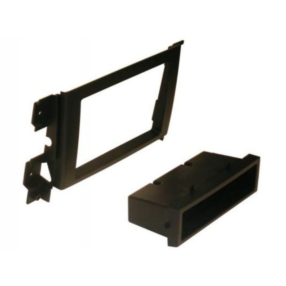 Scosche SI2227B, 2006-2012 Suzuki Grand Vitara ISO Double DIN & DIN+Pocket Kit, Black