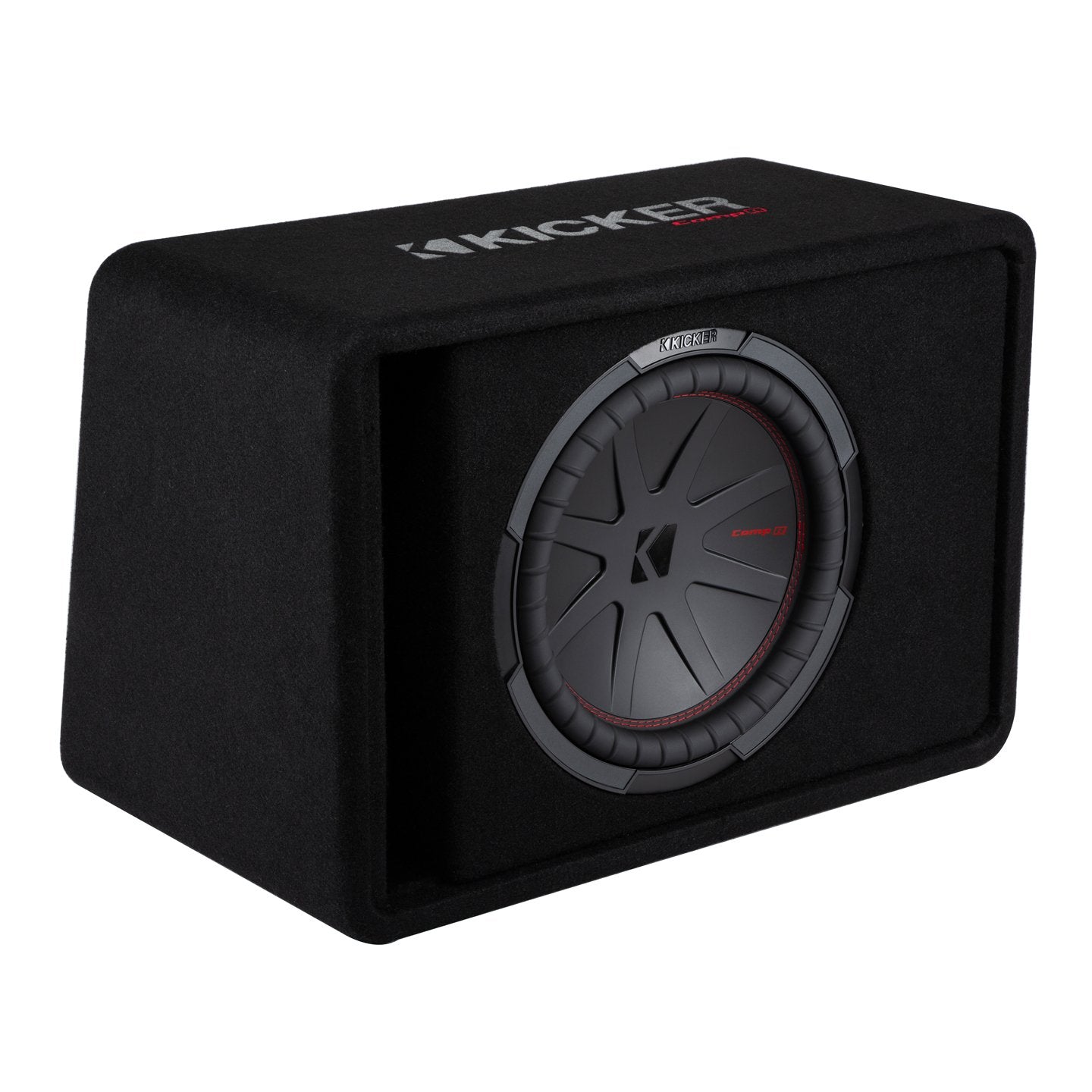 Kicker VCWR122, CompR 12" 2-Ohm Single Vented Loaded Subwoofers Enclosure (48VCWR122)