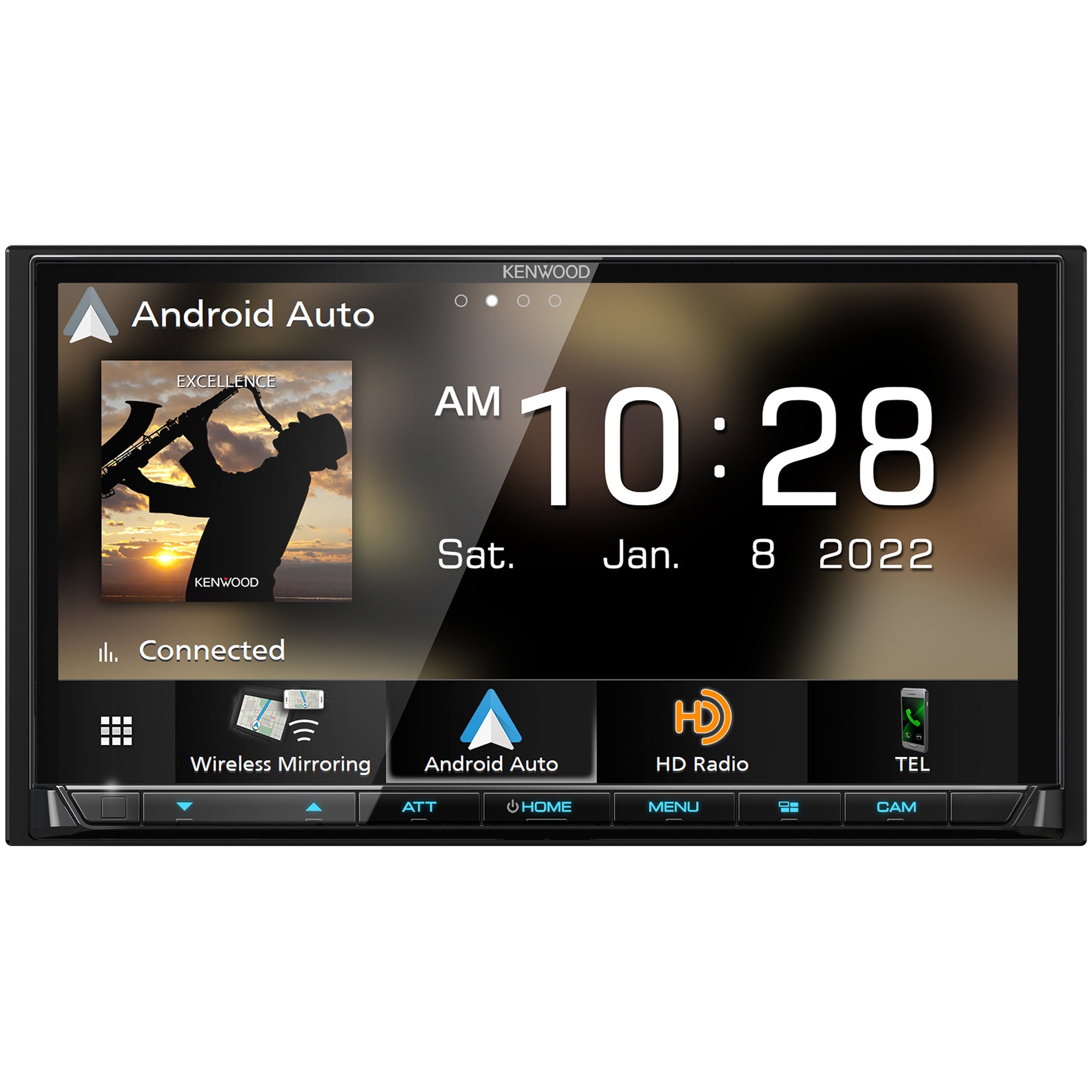 Kenwood DMX908S, eXcelon 6.95" Double Din Multimedia Receiver w/ Apple CarPlay™ and Android Auto™ (Does Not Play CDs)