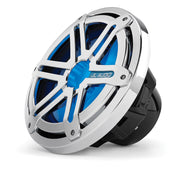 JL Audio MX10IB3-SG-CLD-B, MX Series Marine 10" Subwoofer With LED,  4-Ohm, Infinite Baffle, Chrome Sport Grille, 175W