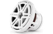 JL Audio M8IB5-SG-WH, M Series Marine 8" 4-Ohm Subwoofer, Infinite Baffle, White Sport Grille, 200W