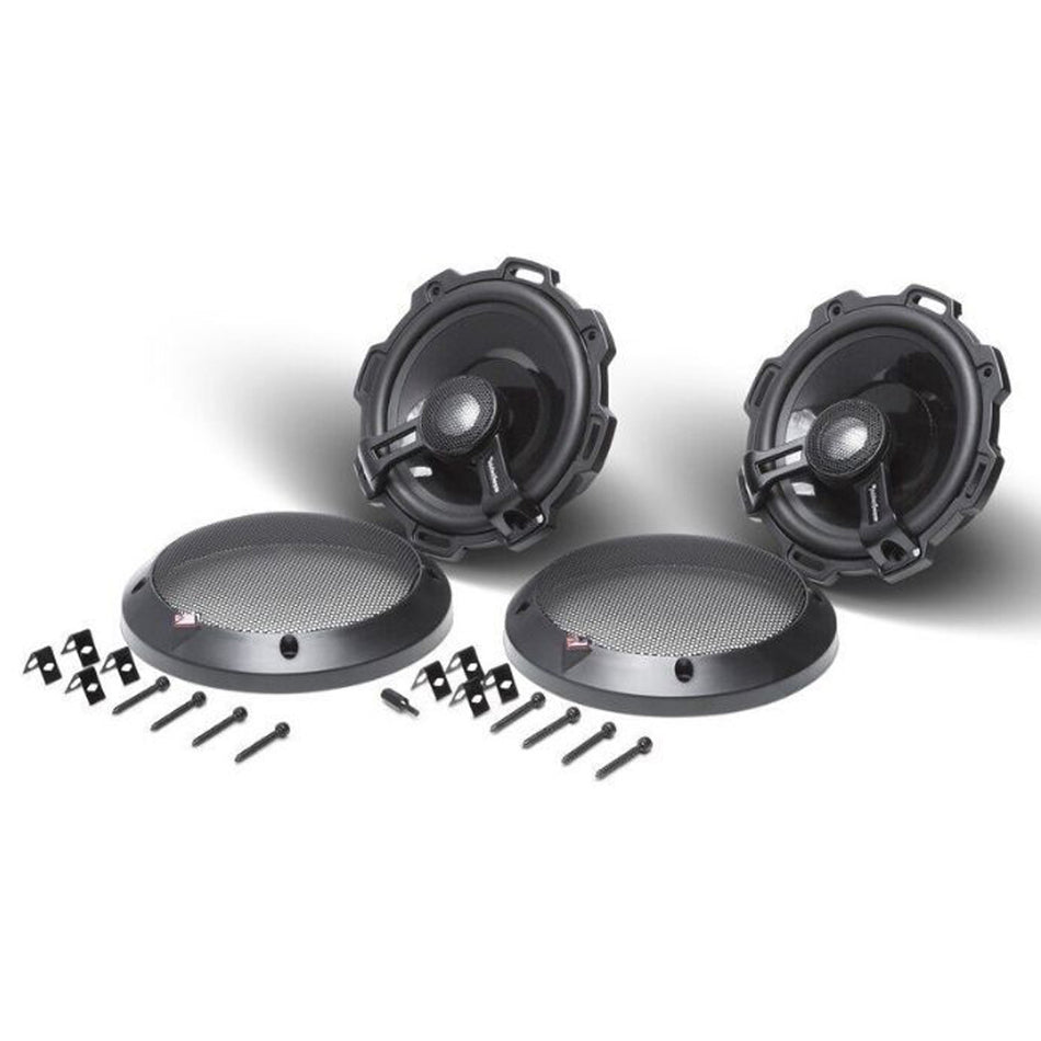 Rockford Fosgate T152, Power 5.25" Full Range 2-Way Coaxial Car Speakers, 120W