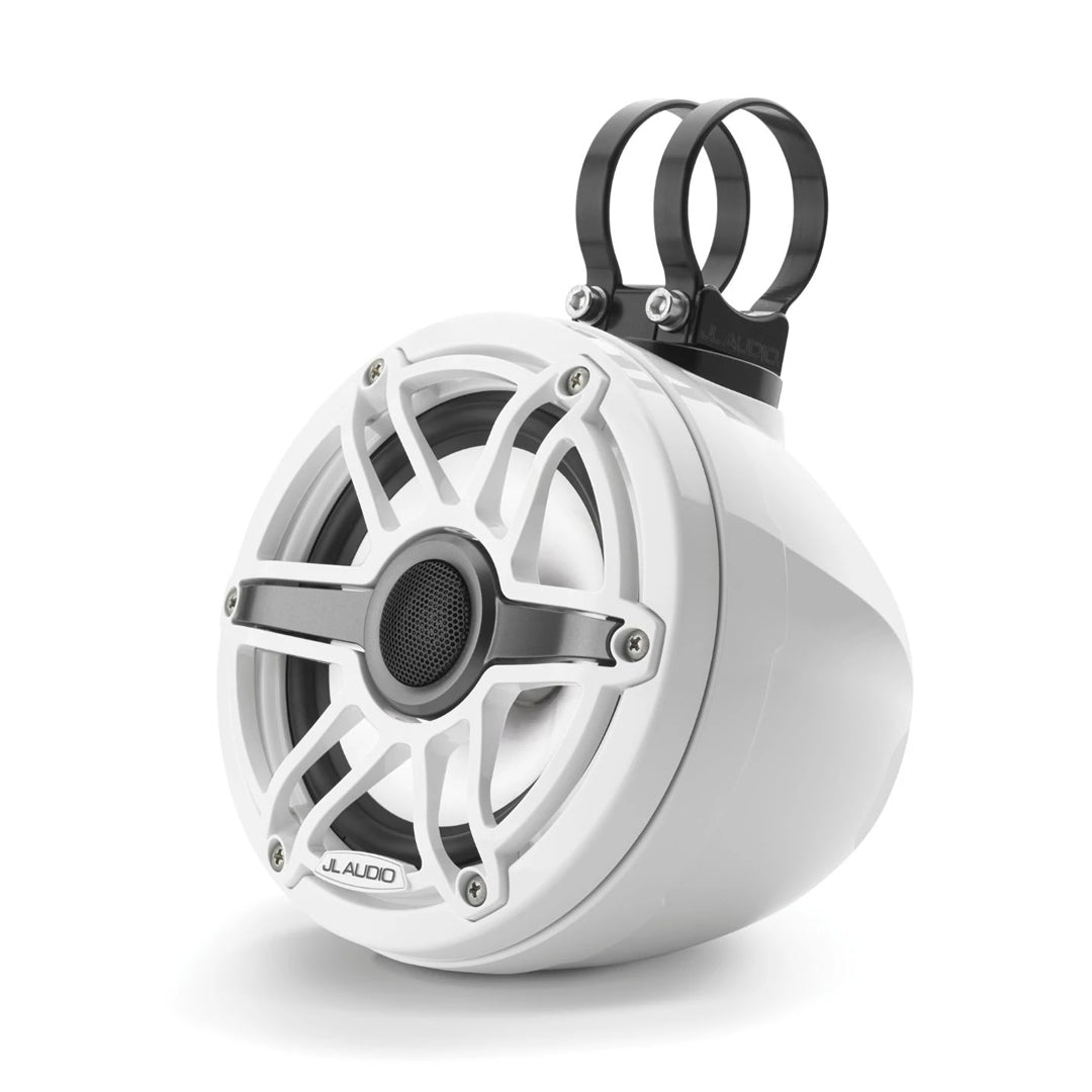 JL Audio M6-650VEX-GW-S-GWGW-I, M6 Series 6.5" VEX Tower Speakers with LED Lights