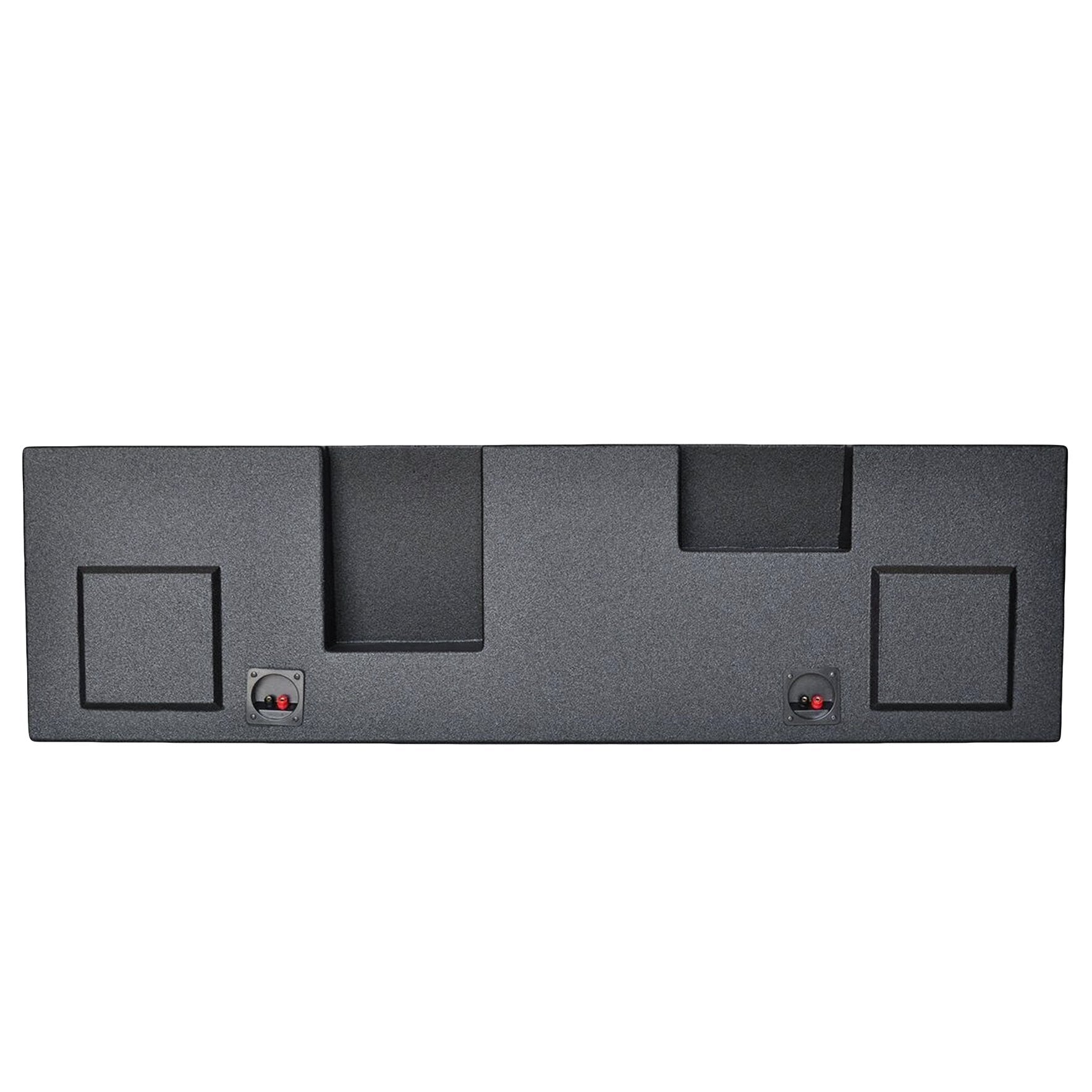 SoundBox Ford F250/F350/F450 SuperDuty Crew Cab 2004-2016 10" Frontfire Subwoofer Enclosure, BedLiner Finish