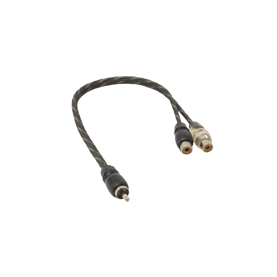SoundBox Connected Twisted Pair RCA Y-Splitter, 1 Male - 2 Female - (Polybag Packaging)