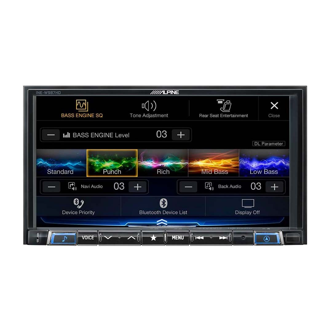 Alpine INE-W987HD, 7" Mechless Navigation Receiver - CarPlay & Android Auto (OB)
