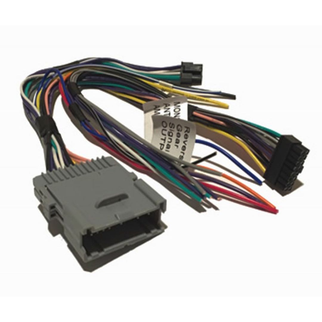 Crux DKGM-48D, Radio Replacement w/ Dash Kit Radio Replacement with SWC Retention for GM Class II Vehicles (Double DIN Dash Kit & Antenna Adapter Included)