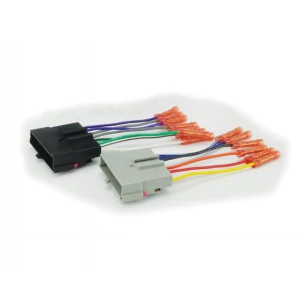 Scosche FD02BCB, 1986-1997 Ford Power/Speaker Connectors; Pre-Terminated w/ Butt Connectors
