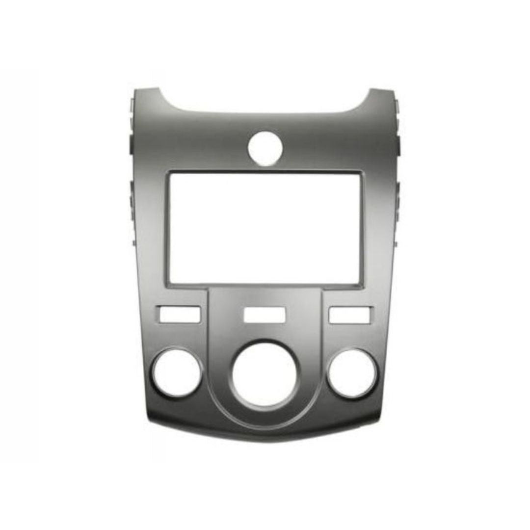 Scosche KA2410SB, 2010-2013 Kia Forte ISO Double DIN & DIN+Pocket Kit, Silver