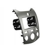 Scosche KA2410SB, 2010-2013 Kia Forte ISO Double DIN & DIN+Pocket Kit, Silver