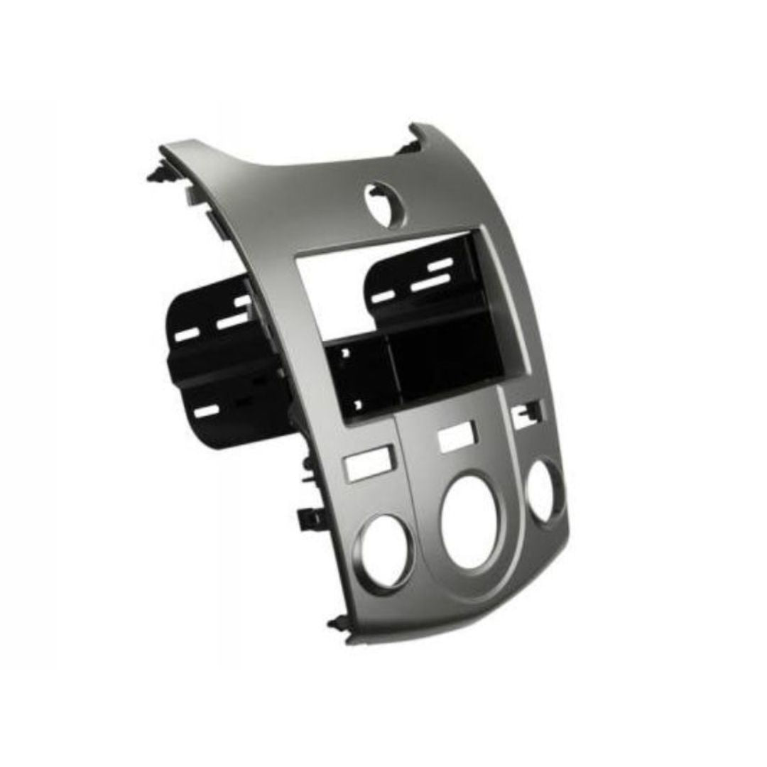 Scosche KA2410SB, 2010-2013 Kia Forte ISO Double DIN & DIN+Pocket Kit, Silver