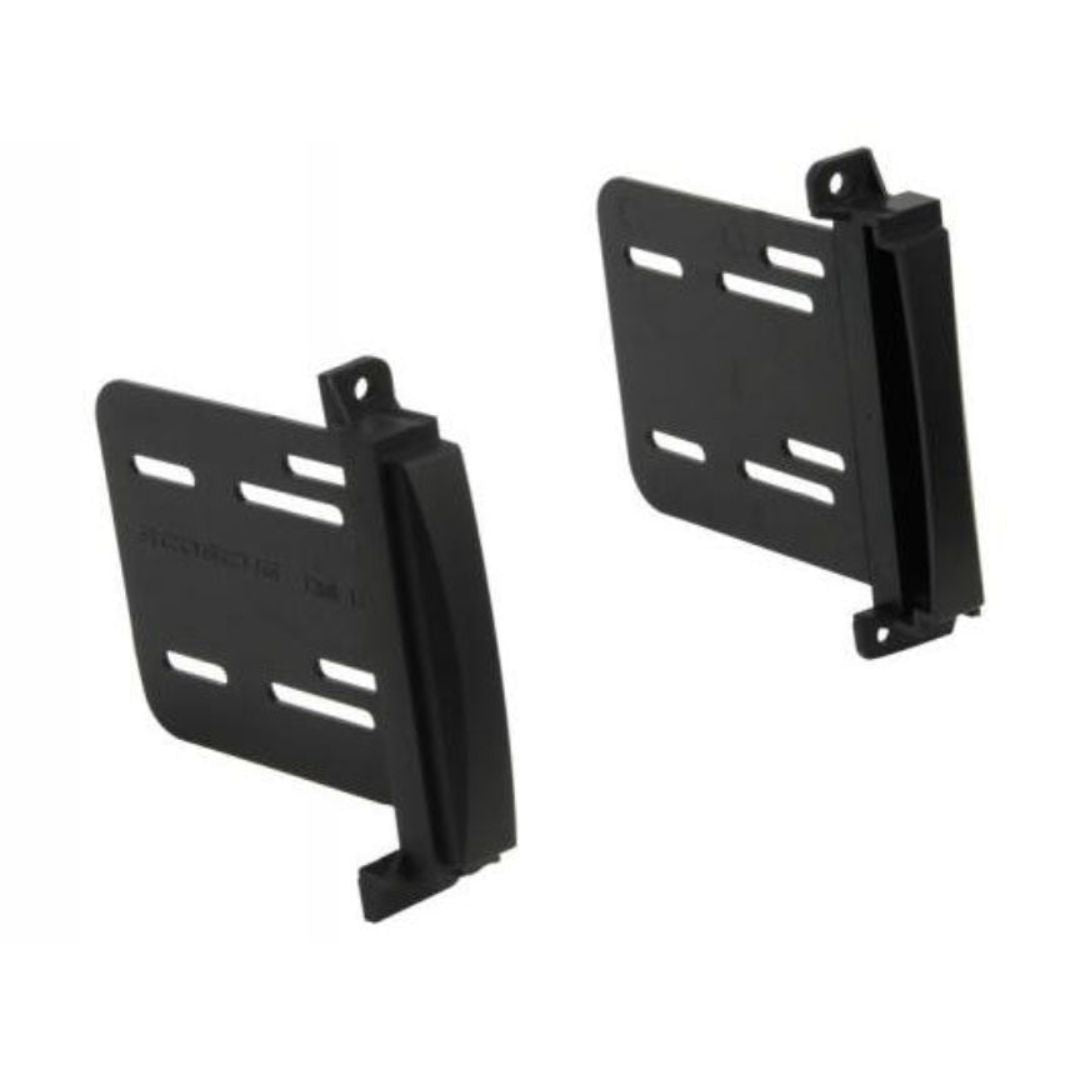 Scosche CR1293B, 2011-Up Jeep Cherokee/Dodge Durango ISO Double DIN Kit, Non-Nav
