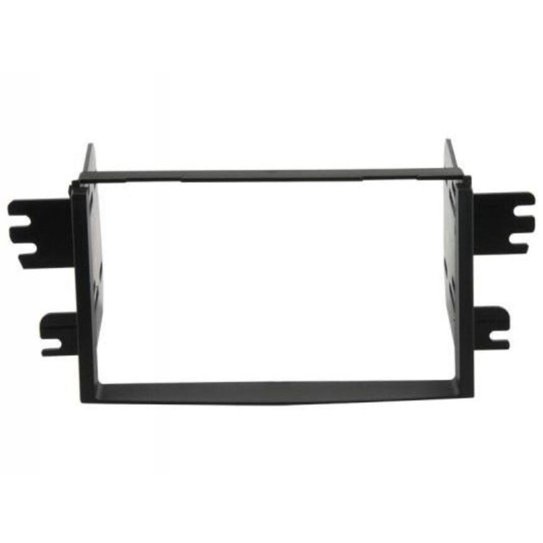 Scosche HY1631B, 2012-Up Hyundai Accent ISO Double DIN & DIN+Pocket Kit, Radio Delete Version