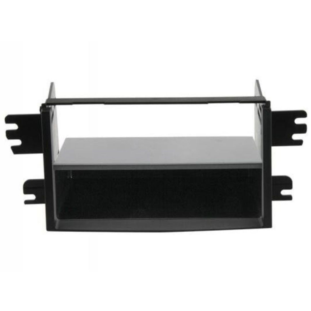 Scosche HY1631B, 2012-Up Hyundai Accent ISO Double DIN & DIN+Pocket Kit, Radio Delete Version