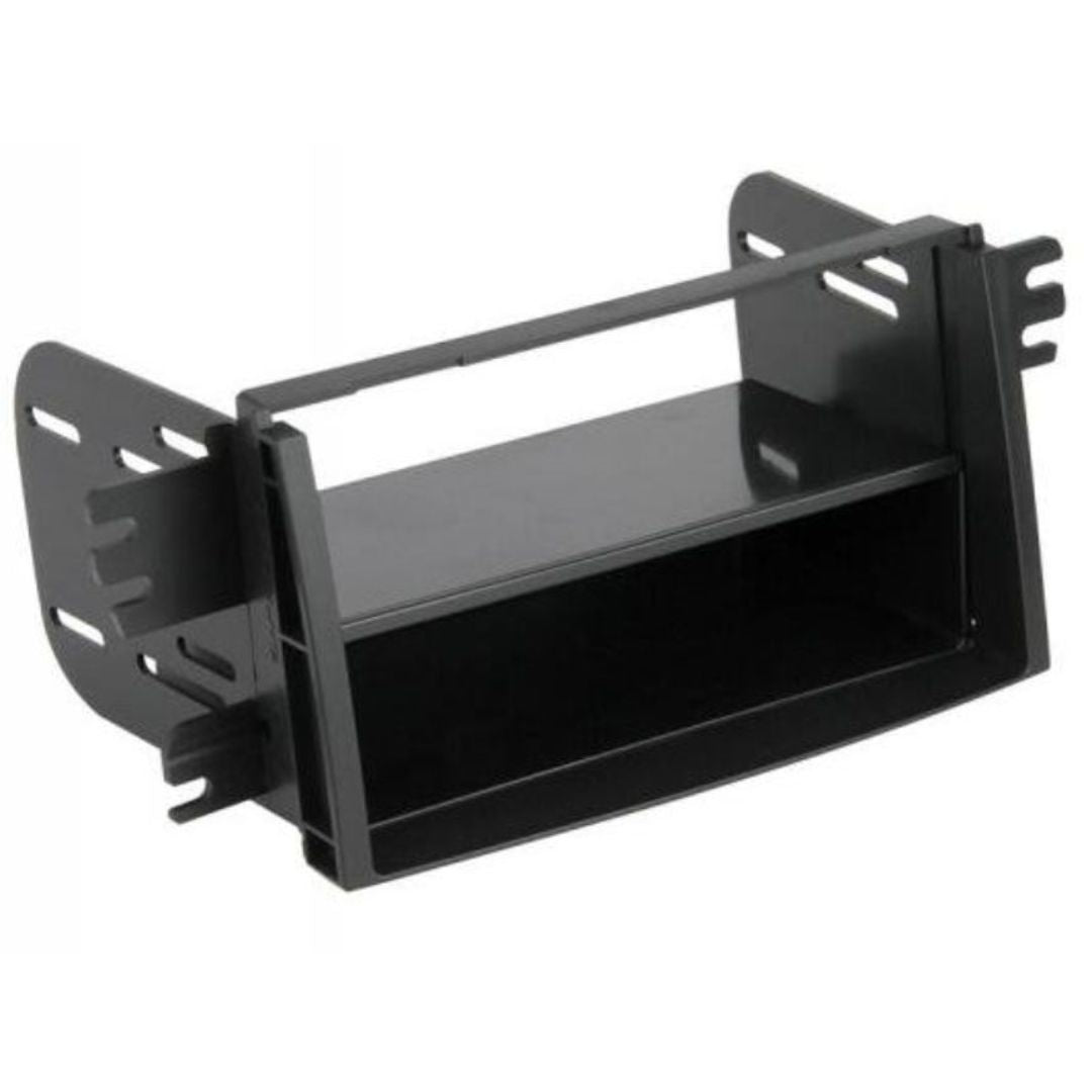 Scosche HY1631B, 2012-Up Hyundai Accent ISO Double DIN & DIN+Pocket Kit, Radio Delete Version