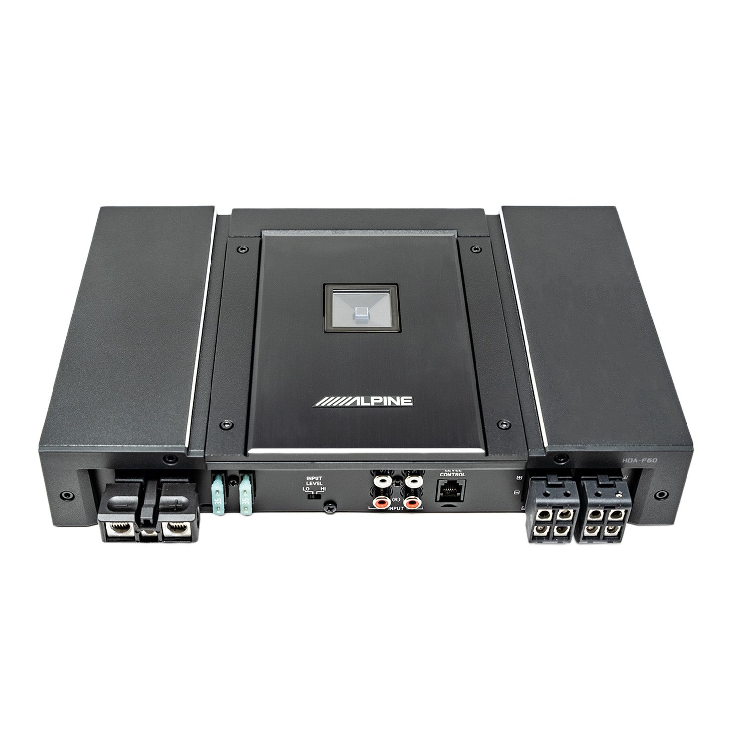 Alpine HDA-F60, Status Hi-Res 4 Channel Full Range Car Amplifier, 480W RMS