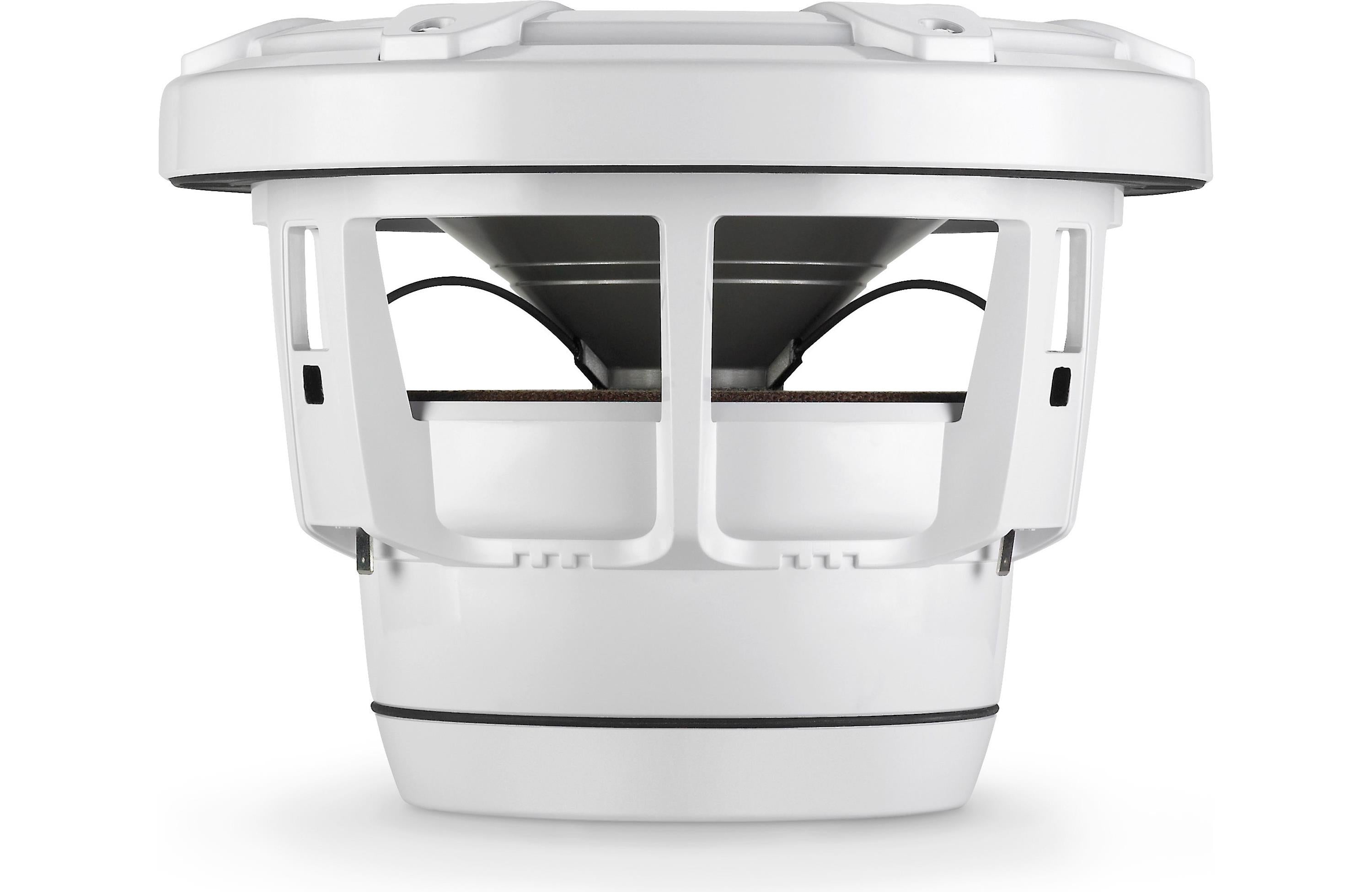 JL Audio M8IB5-SG-WH, M Series Marine 8" 4-Ohm Subwoofer, Infinite Baffle, White Sport Grille, 200W
