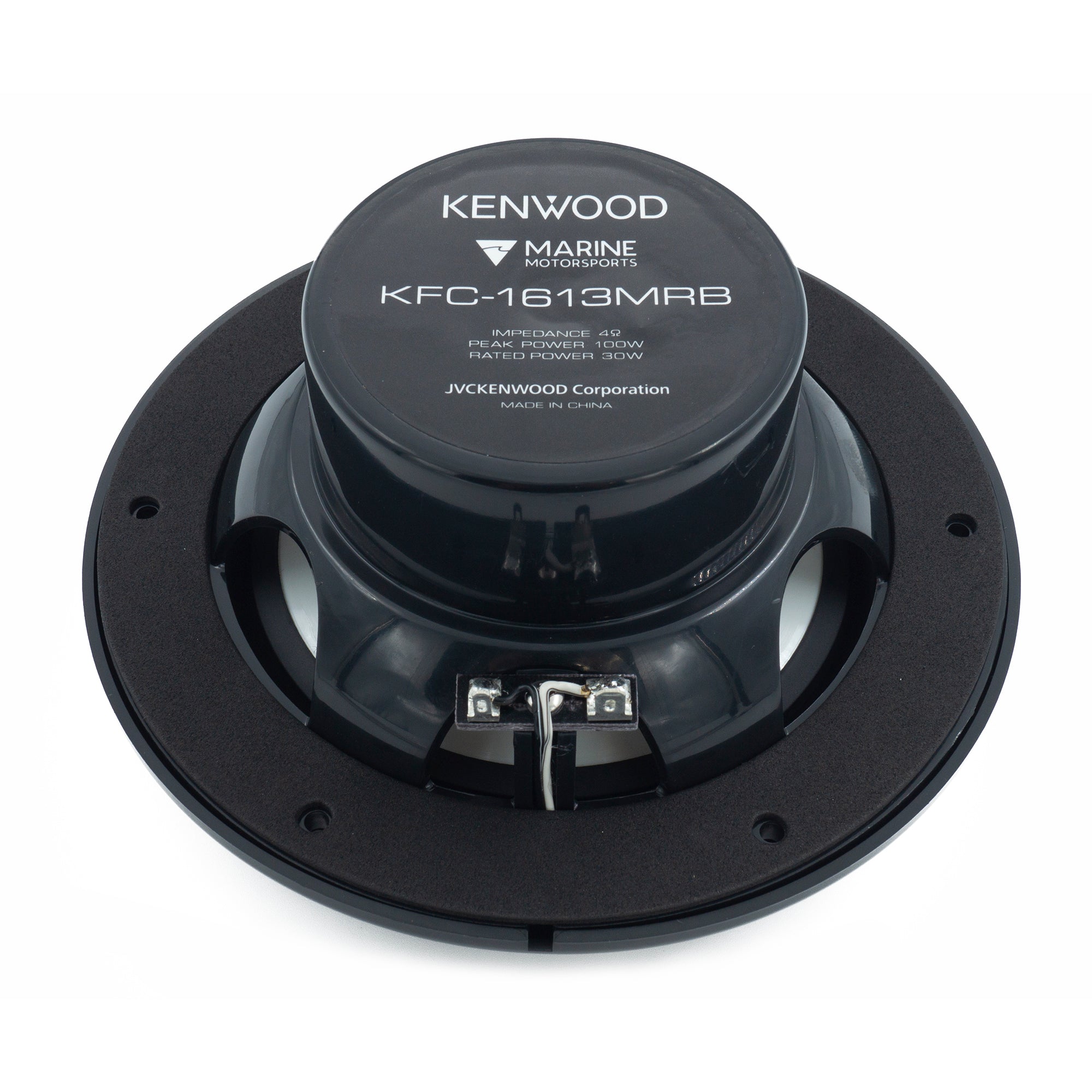 Kenwood KFC-1613MRB, 6.2" 2-Way Marine / Motorsports Speaker - 100W Peak (Black)